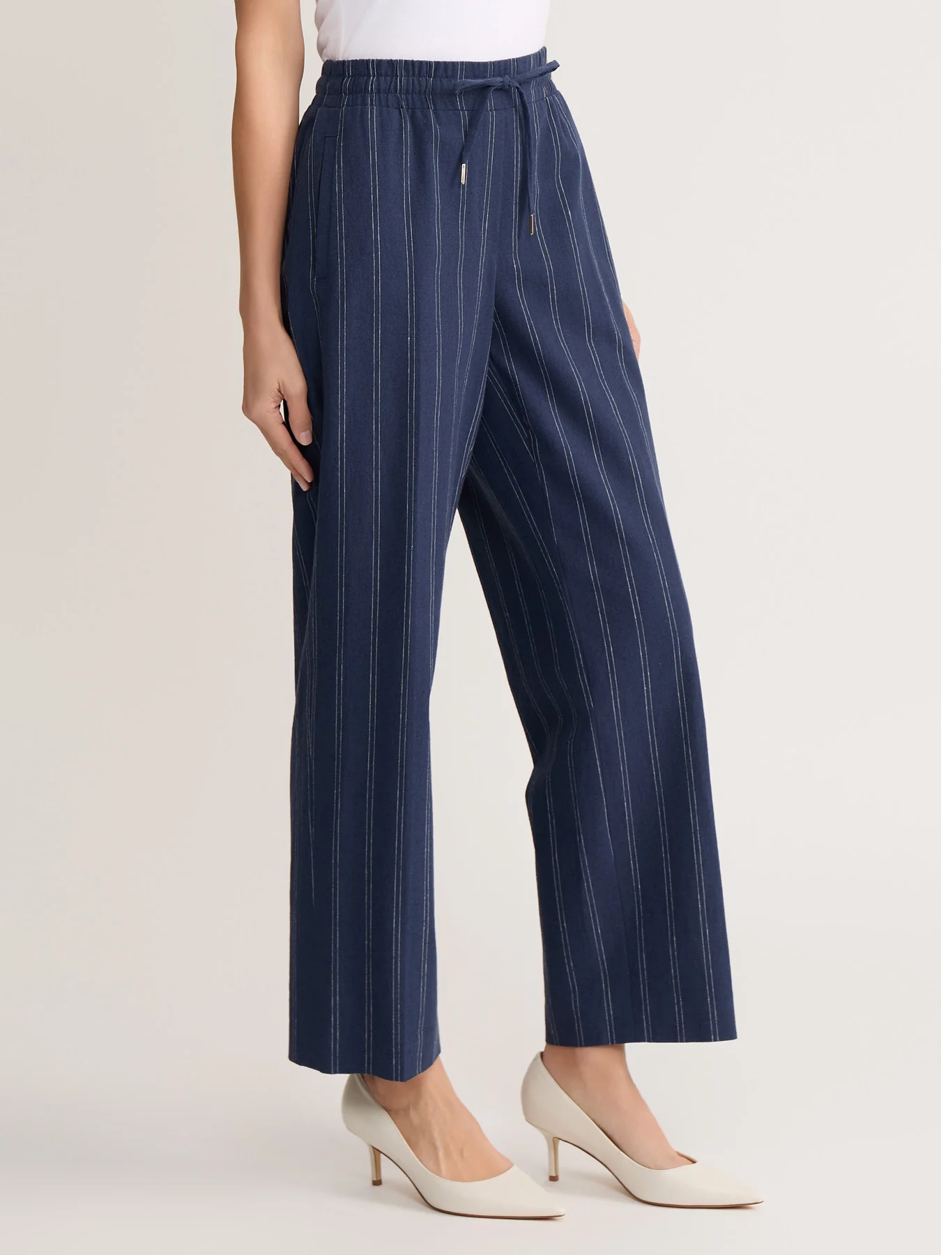 Pull-On Drawstring Pant, Linen - Image 3