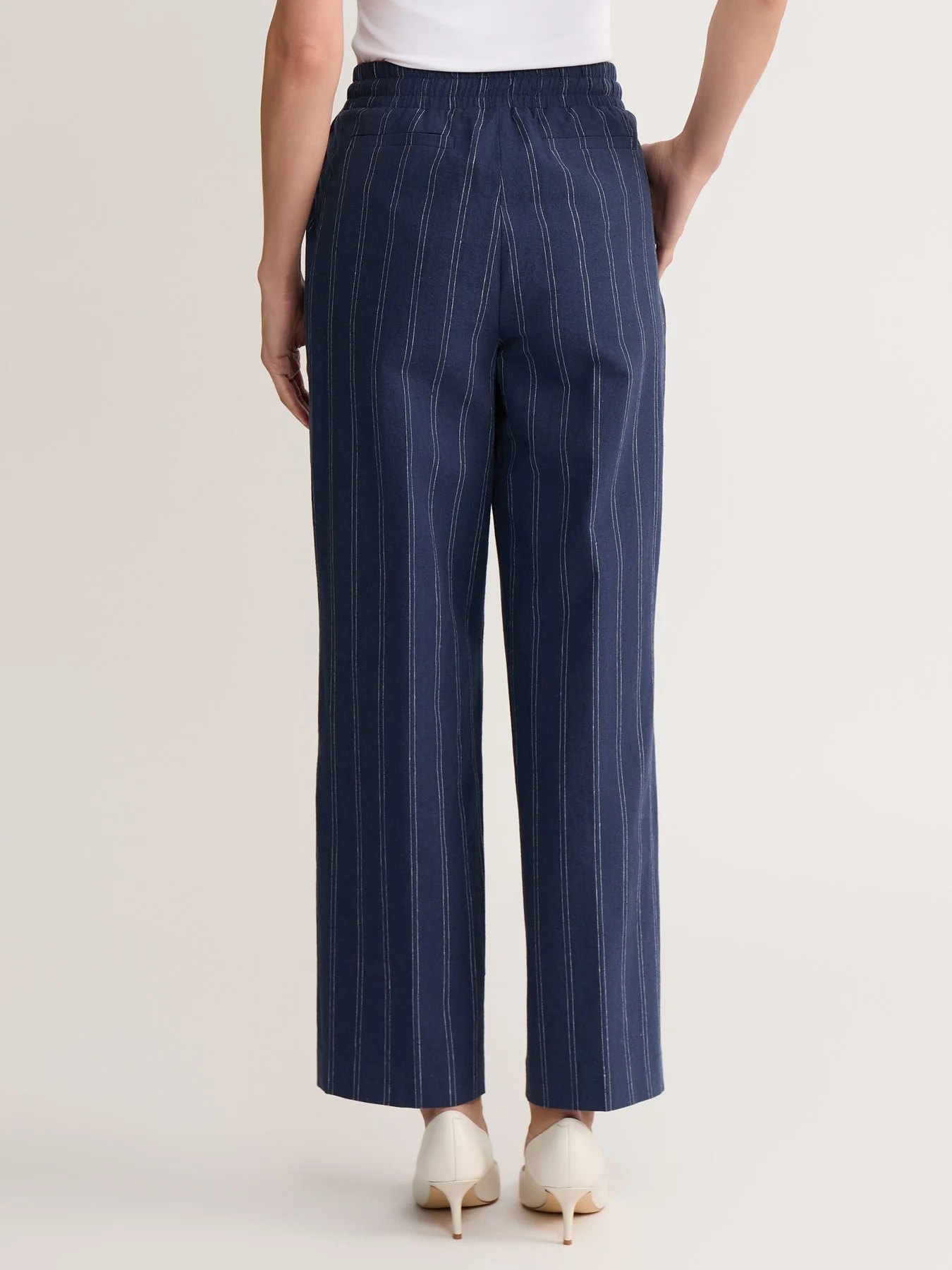Pull-On Drawstring Pant, Linen - Image 4