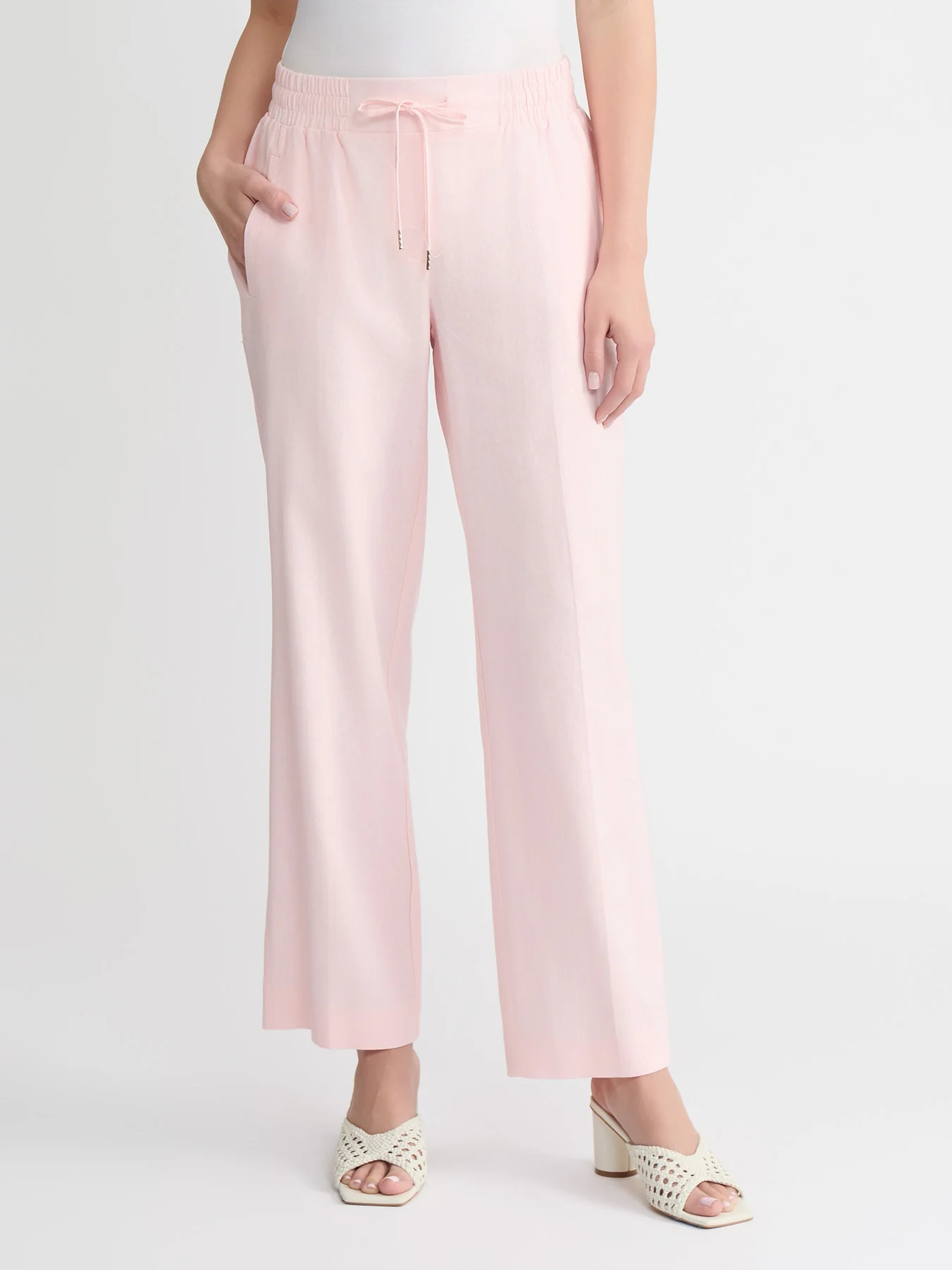 Pull-On Drawstring Pant, Linen