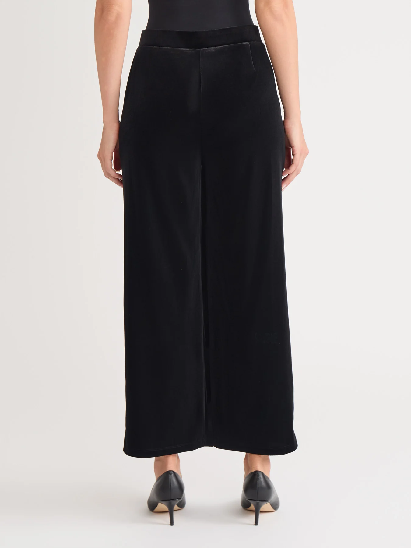 Pull-On Embroidered Velour Pant - Image 3