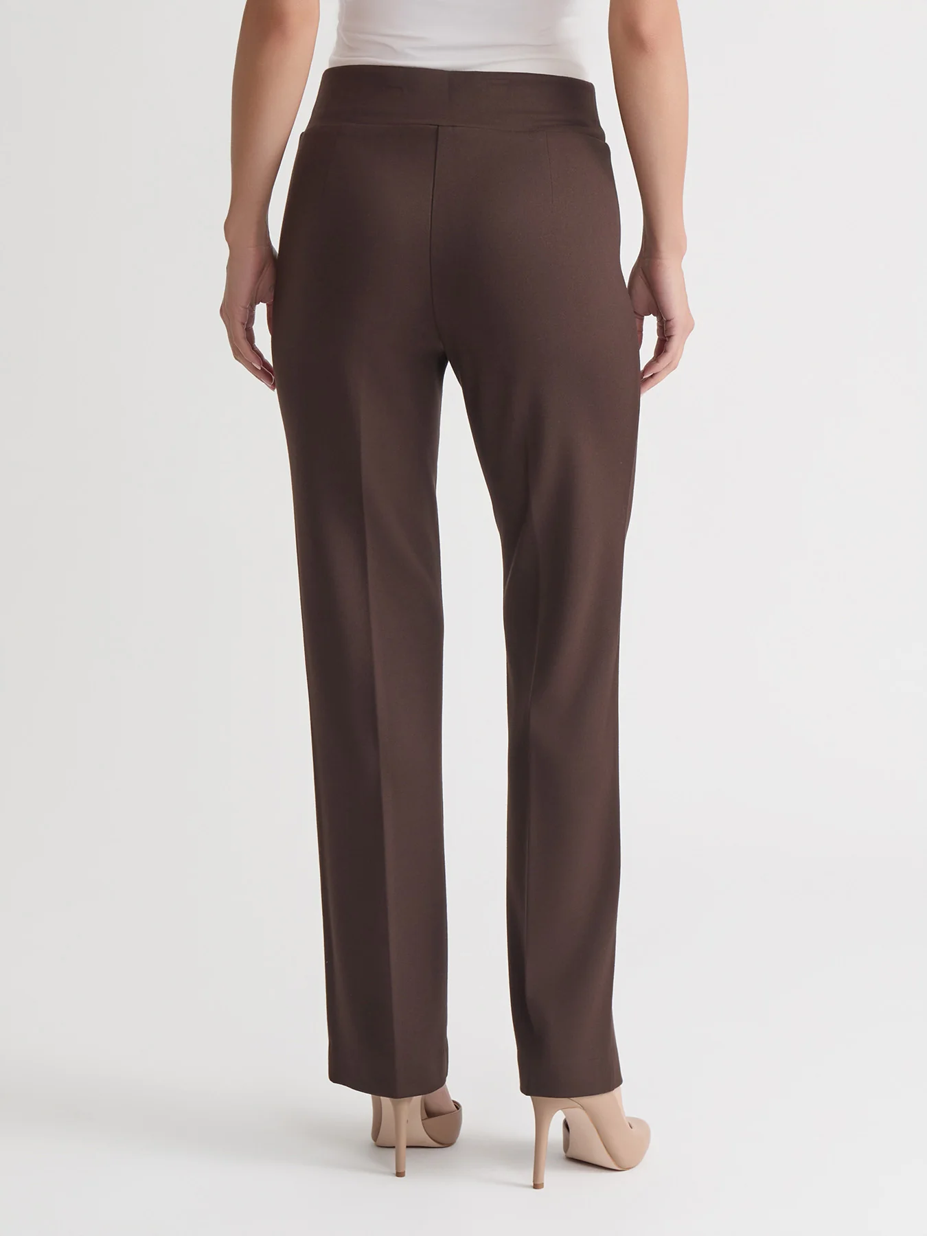 Pull-On Pintuck Trouser, Serenity Knit - Image 2
