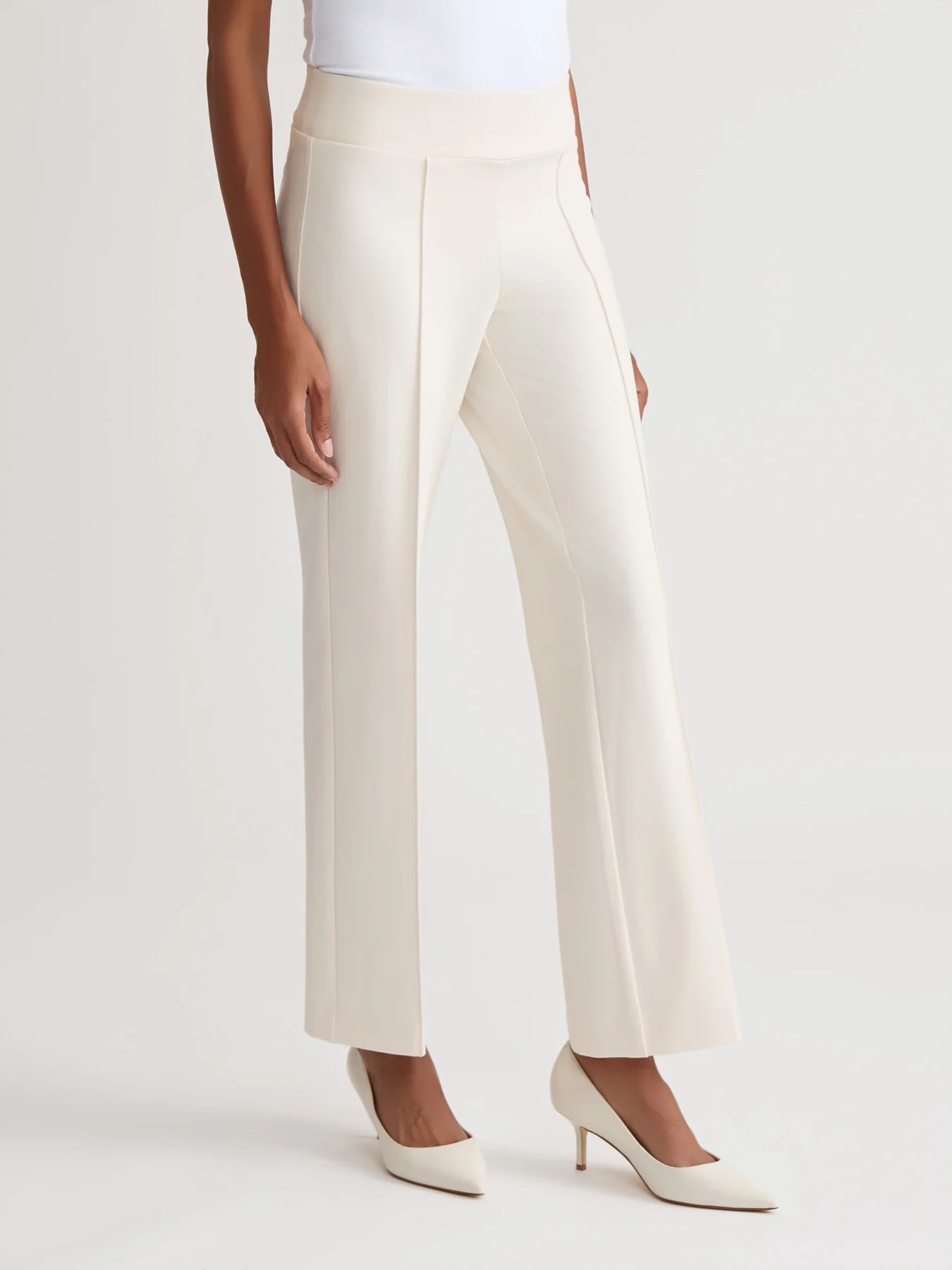Pull-On Pintuck Trouser, Serenity Knit - Image 2