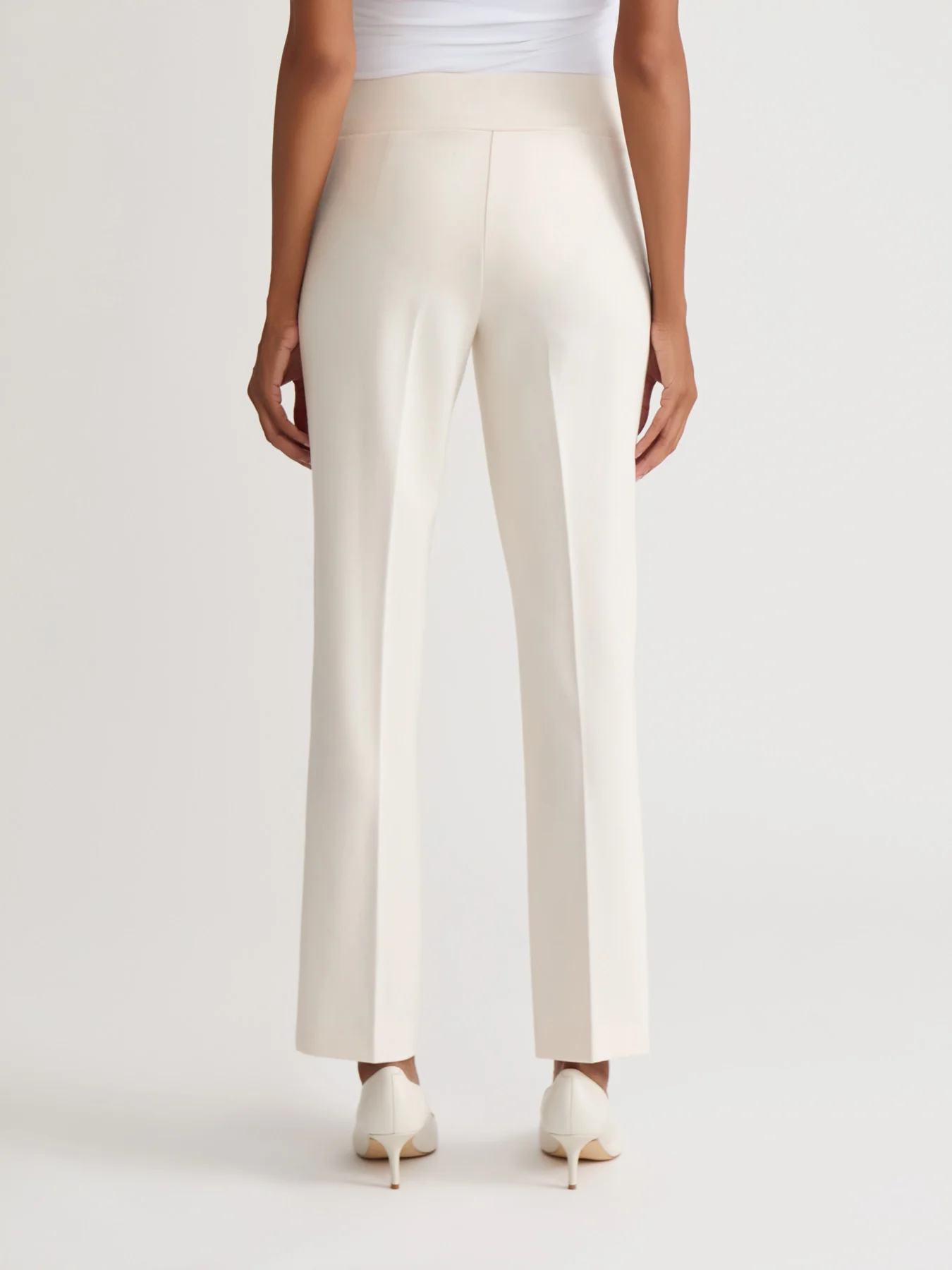 Pull-On Pintuck Trouser, Serenity Knit - Image 3