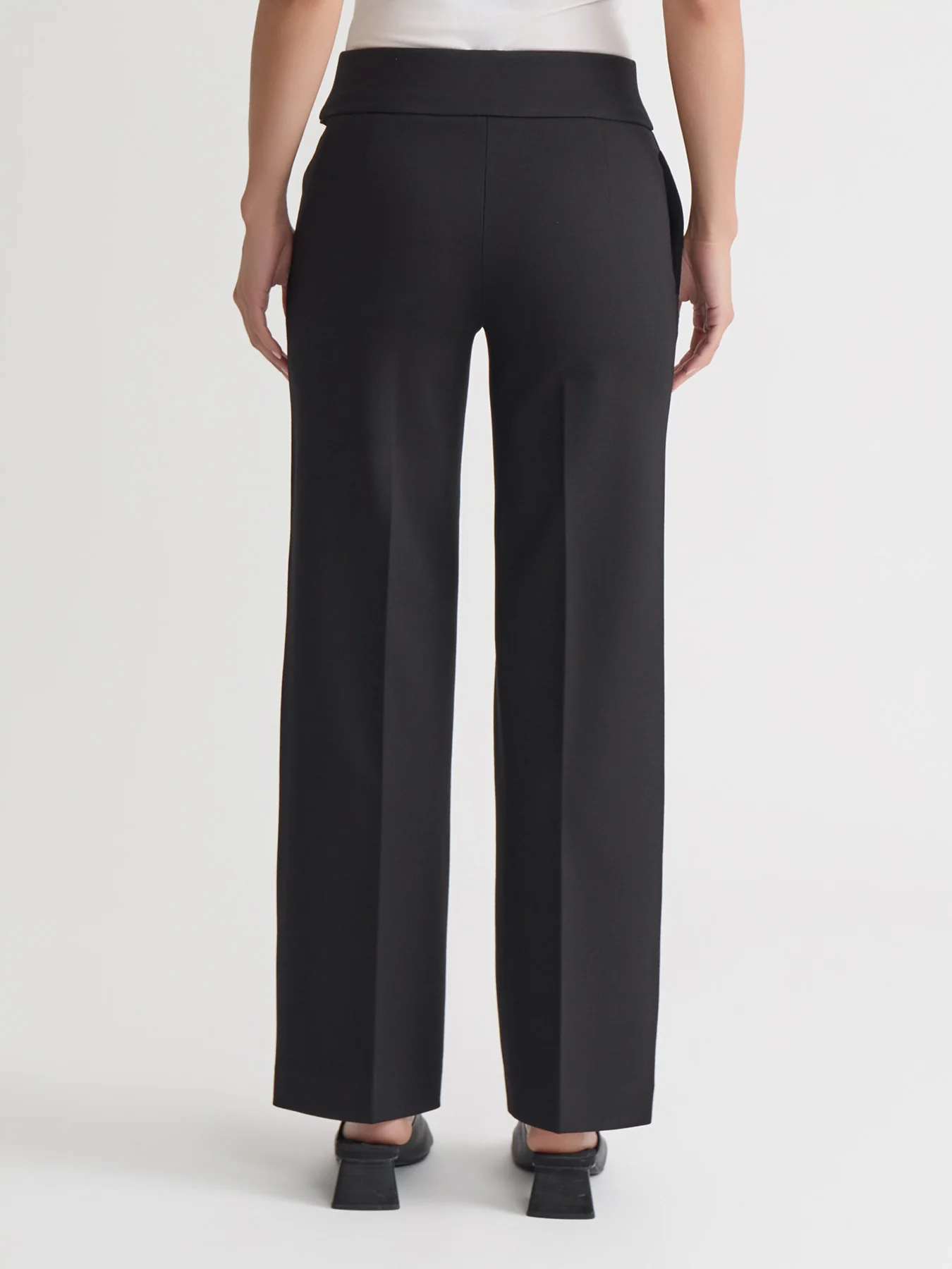 Pull On Pintuck Wide Leg, Modern Compression - Image 3