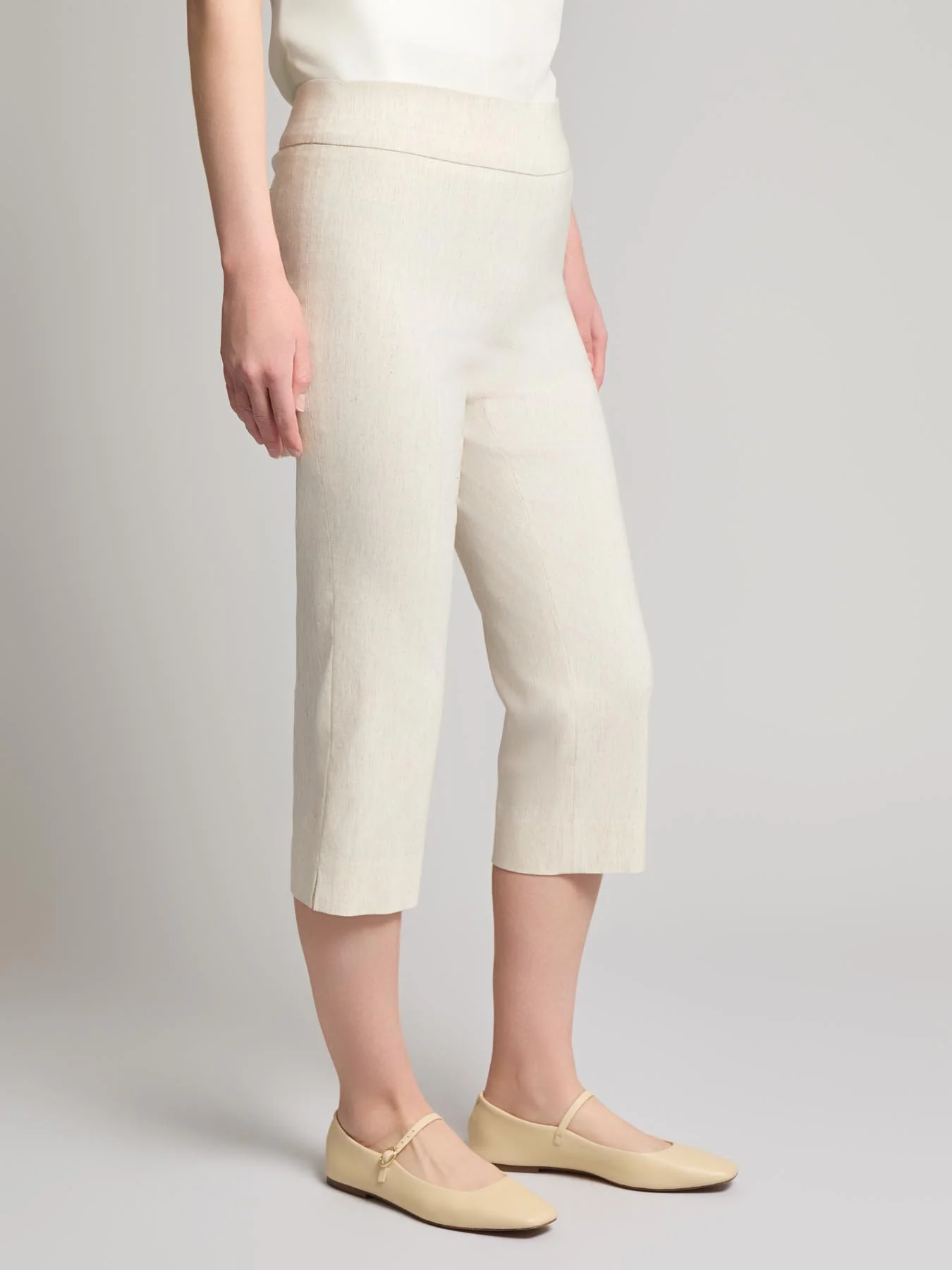 Pull-On Wide Band Super Cropped Pant - Image 2