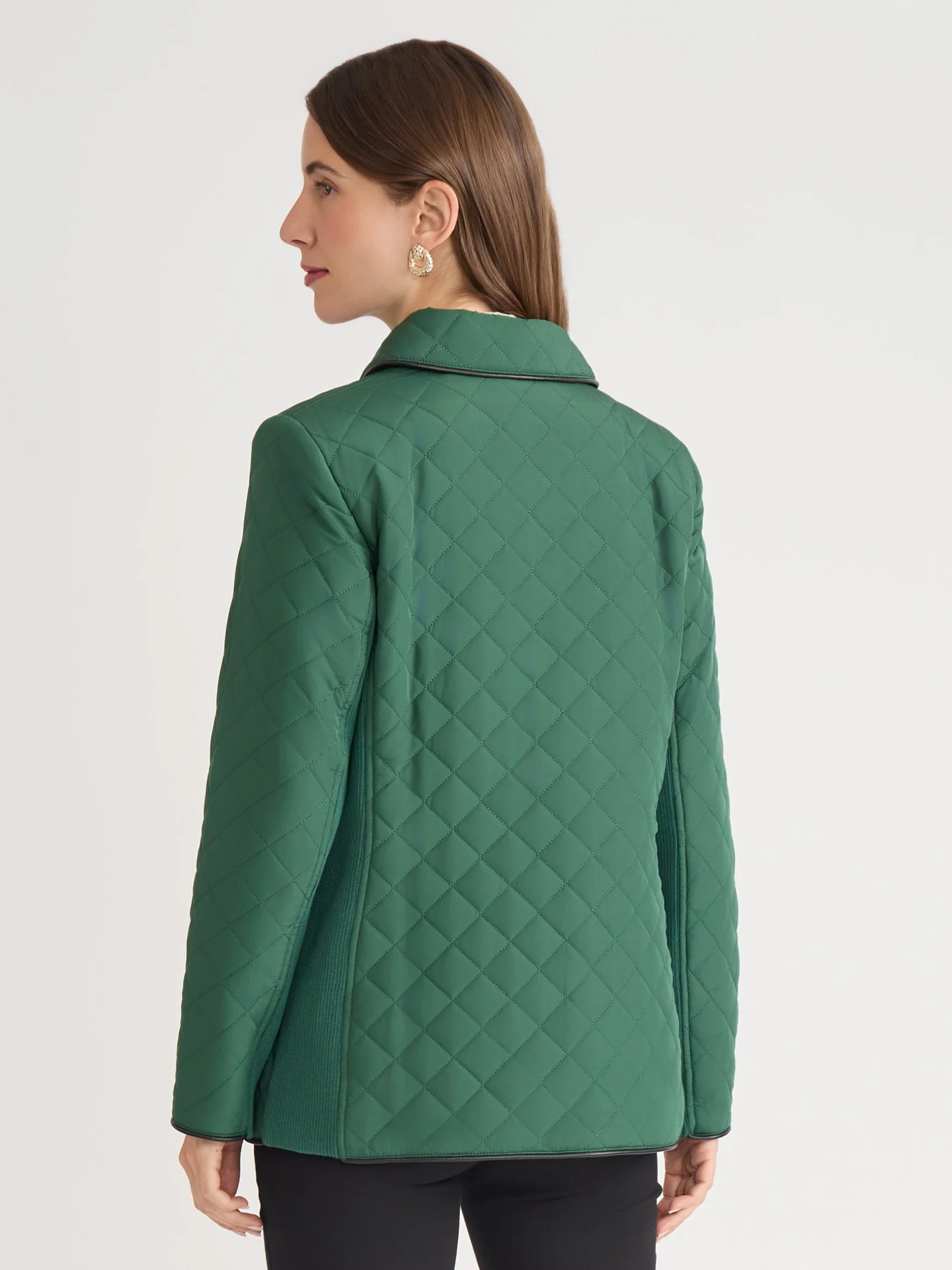 Quilted Snap Front Jacket - Image 4