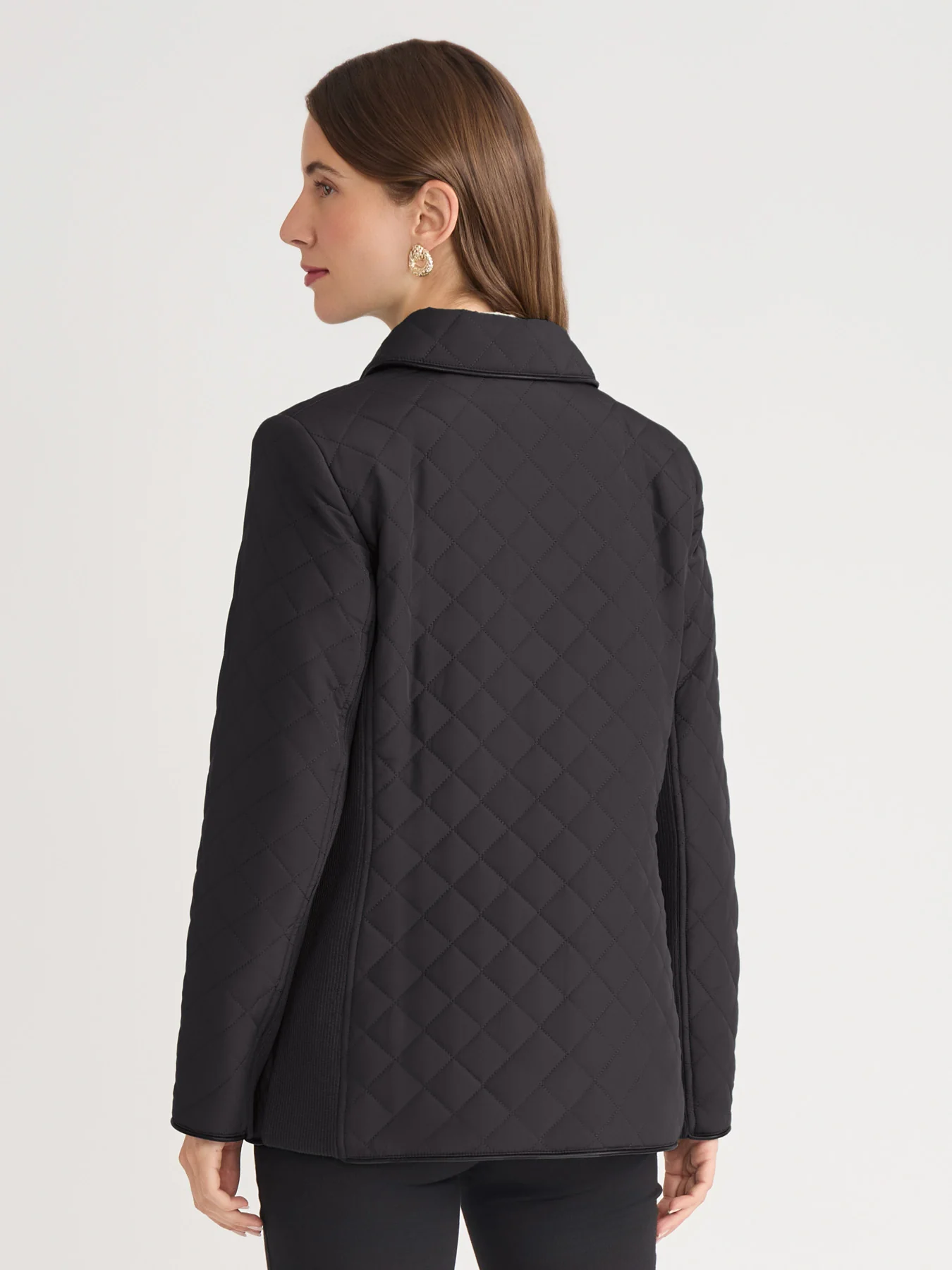 Quilted Snap Front Jacket - Image 4