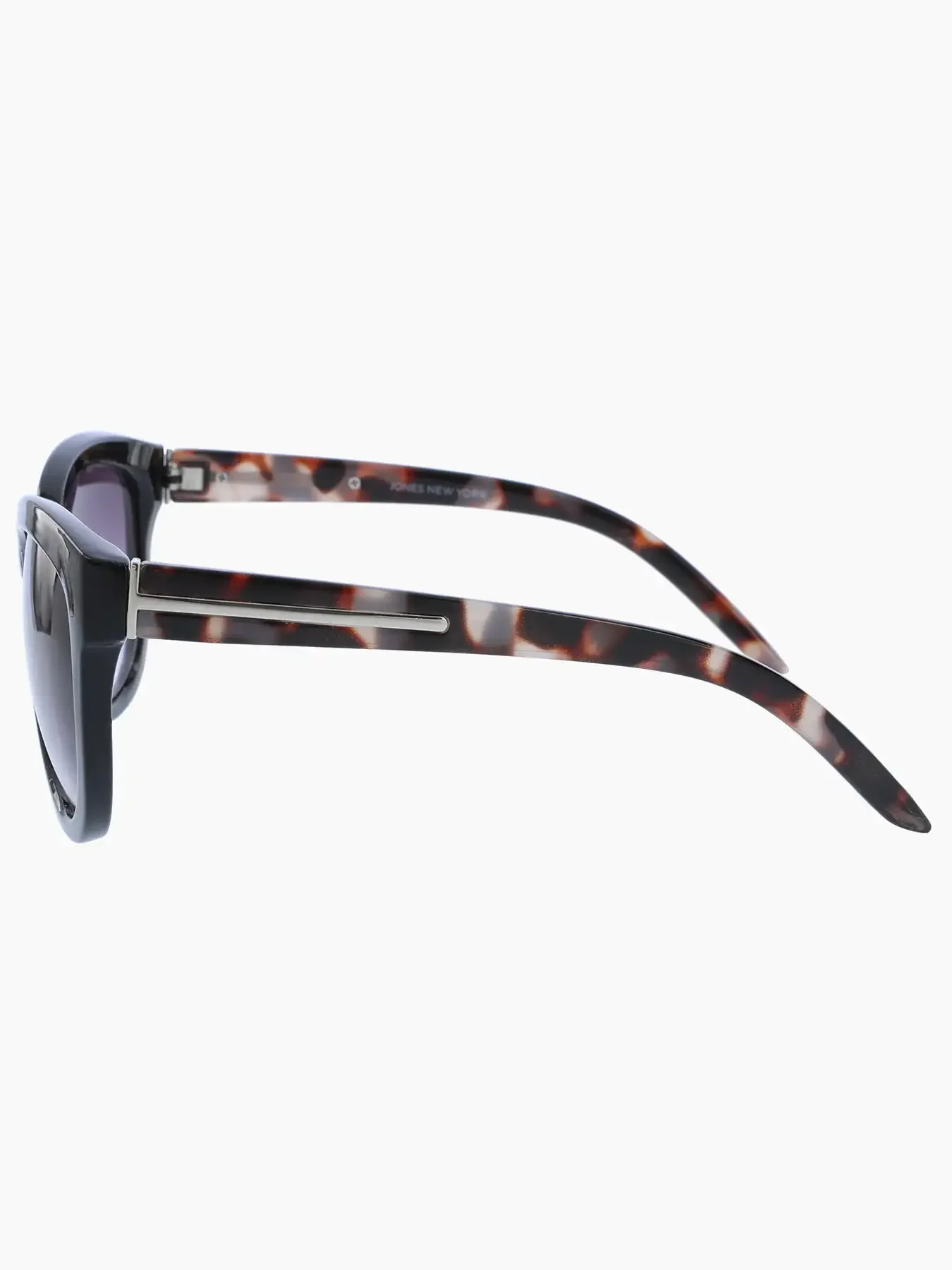 Round Cateye Sunglasses , Black Tortoise Shell - Image 2