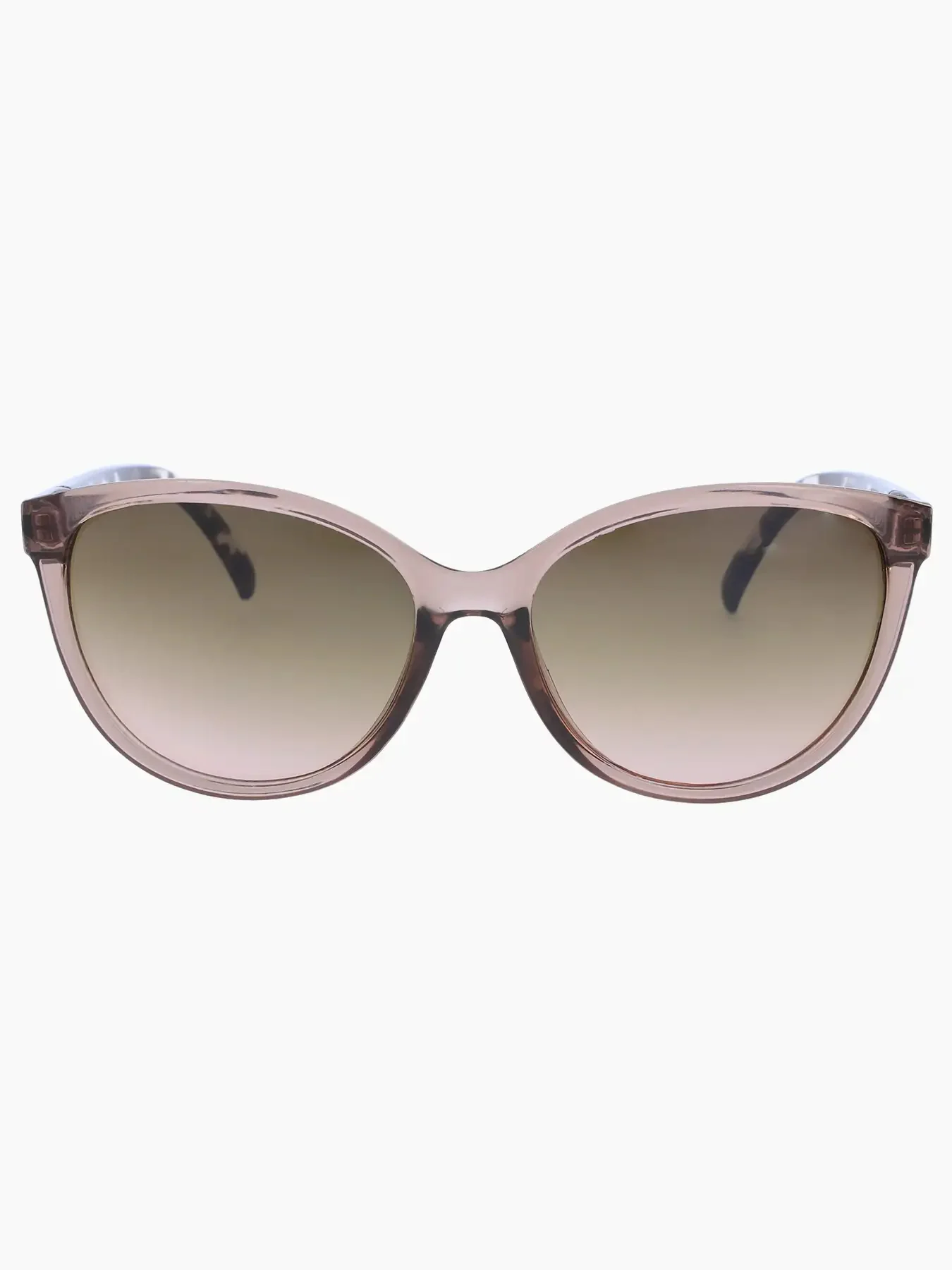 Round Cateye Sunglasses , Crystal Pink Tortoise Shell