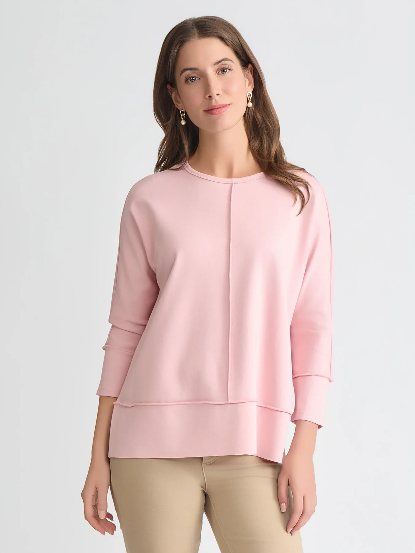 Seam Detail Dolman Tunic