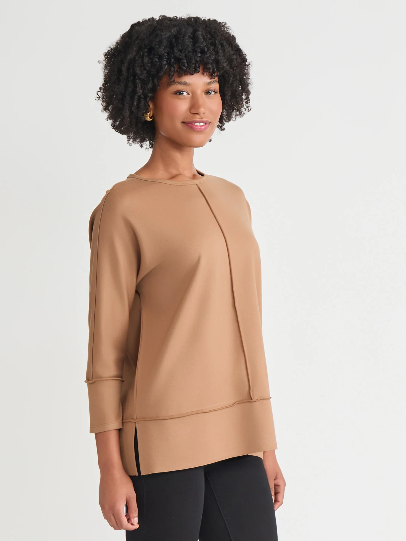 Seam Detail Dolman Tunic, Serenity Knit - Image 2