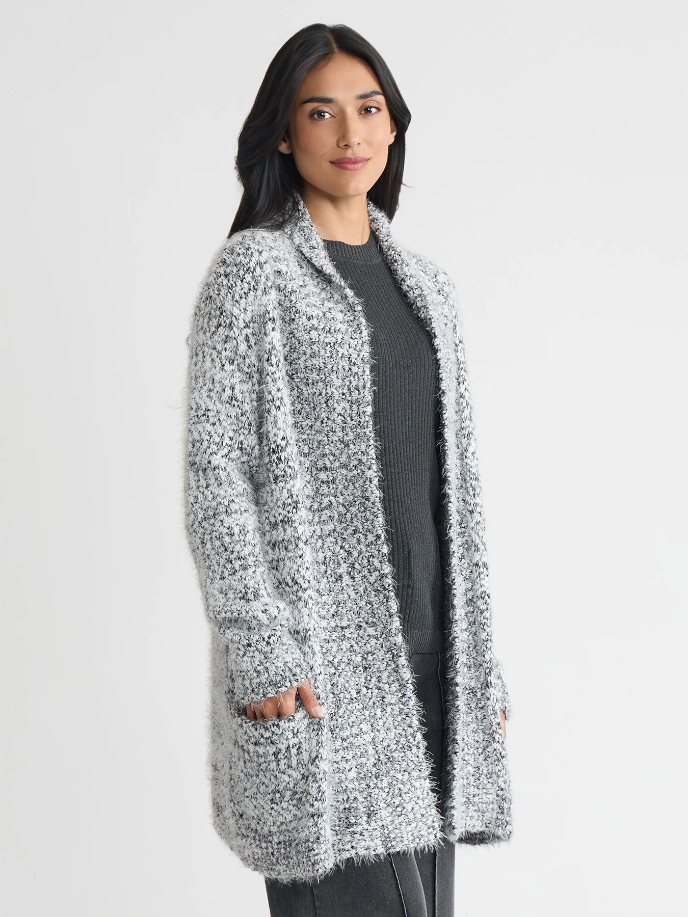 Shawl Collar Cardigan - Image 2