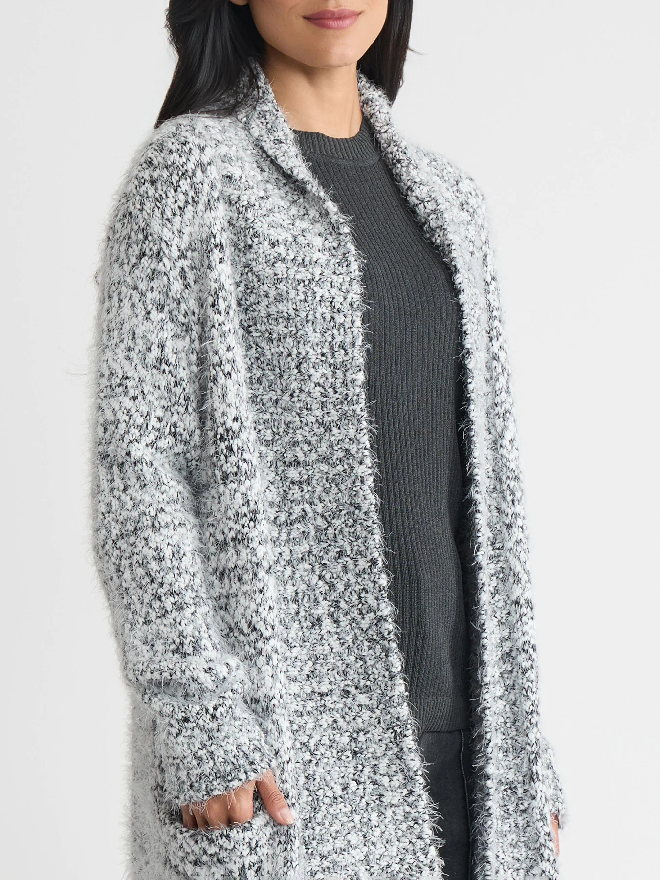 Shawl Collar Cardigan - Image 3