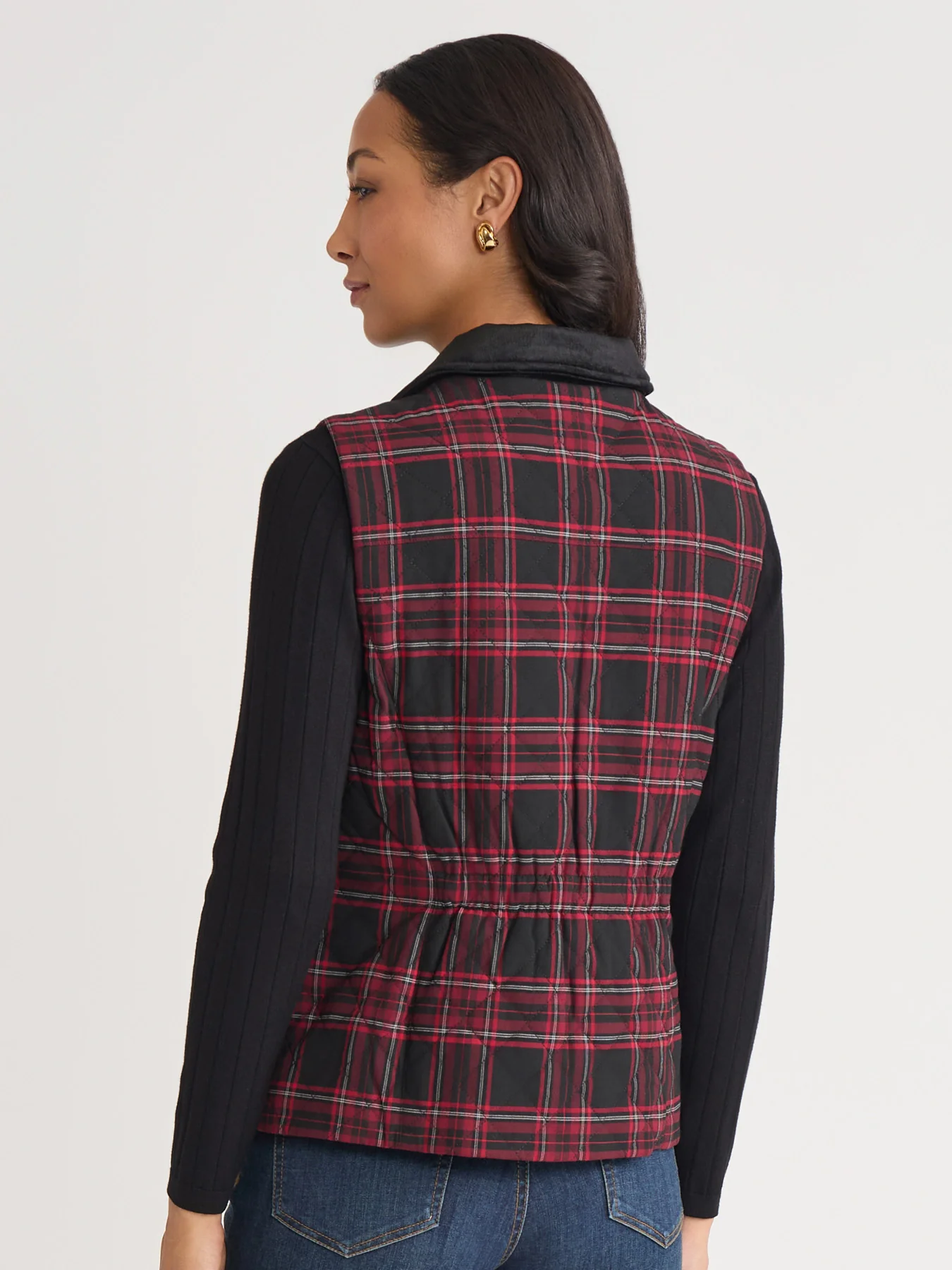 Snap Front Collared Vest - Image 4