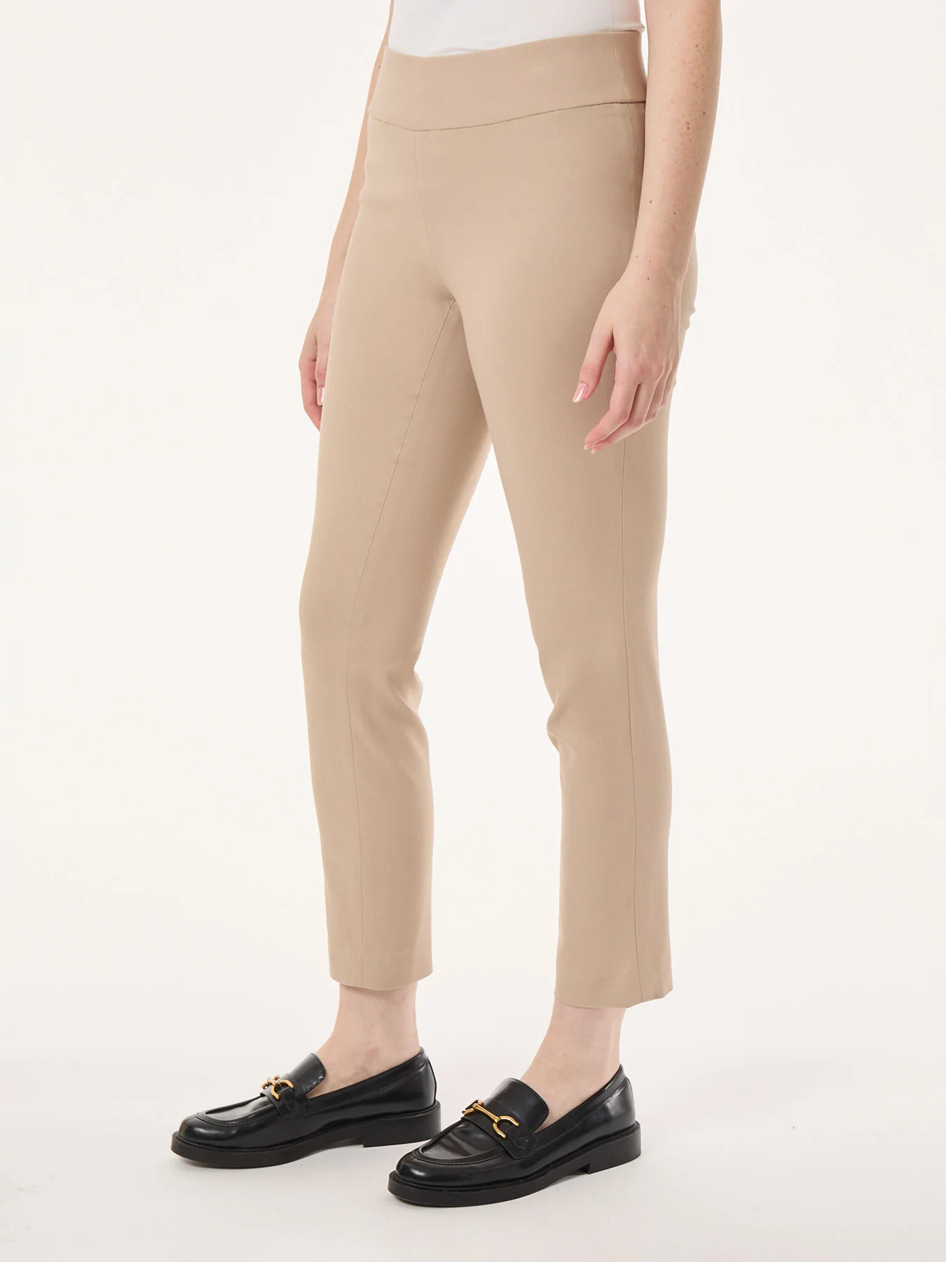 Solid Stretch Pull-On Straight Leg Pant - Image 2