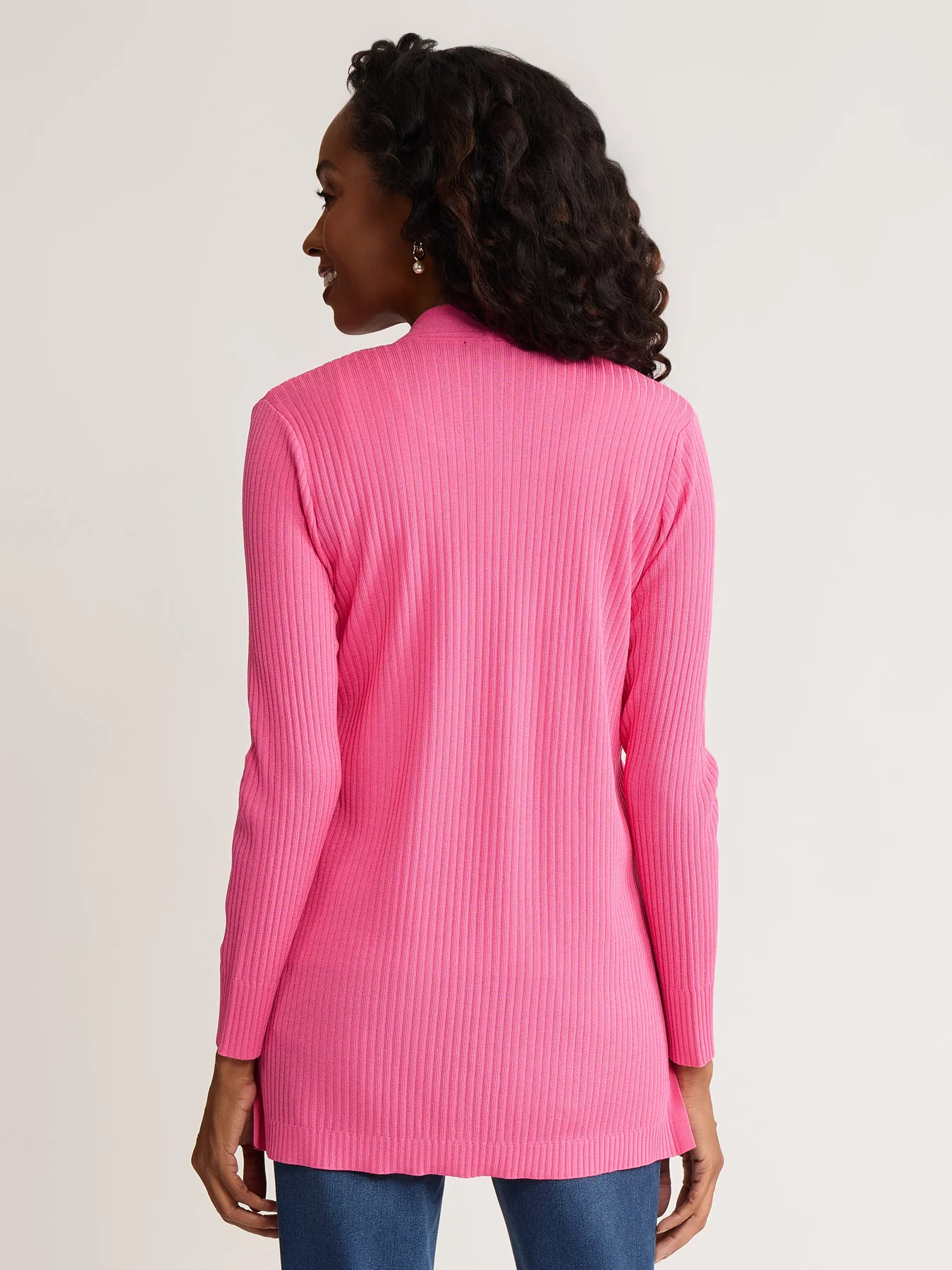 Sutton Cardigan, Ribbed Knit - Image 4