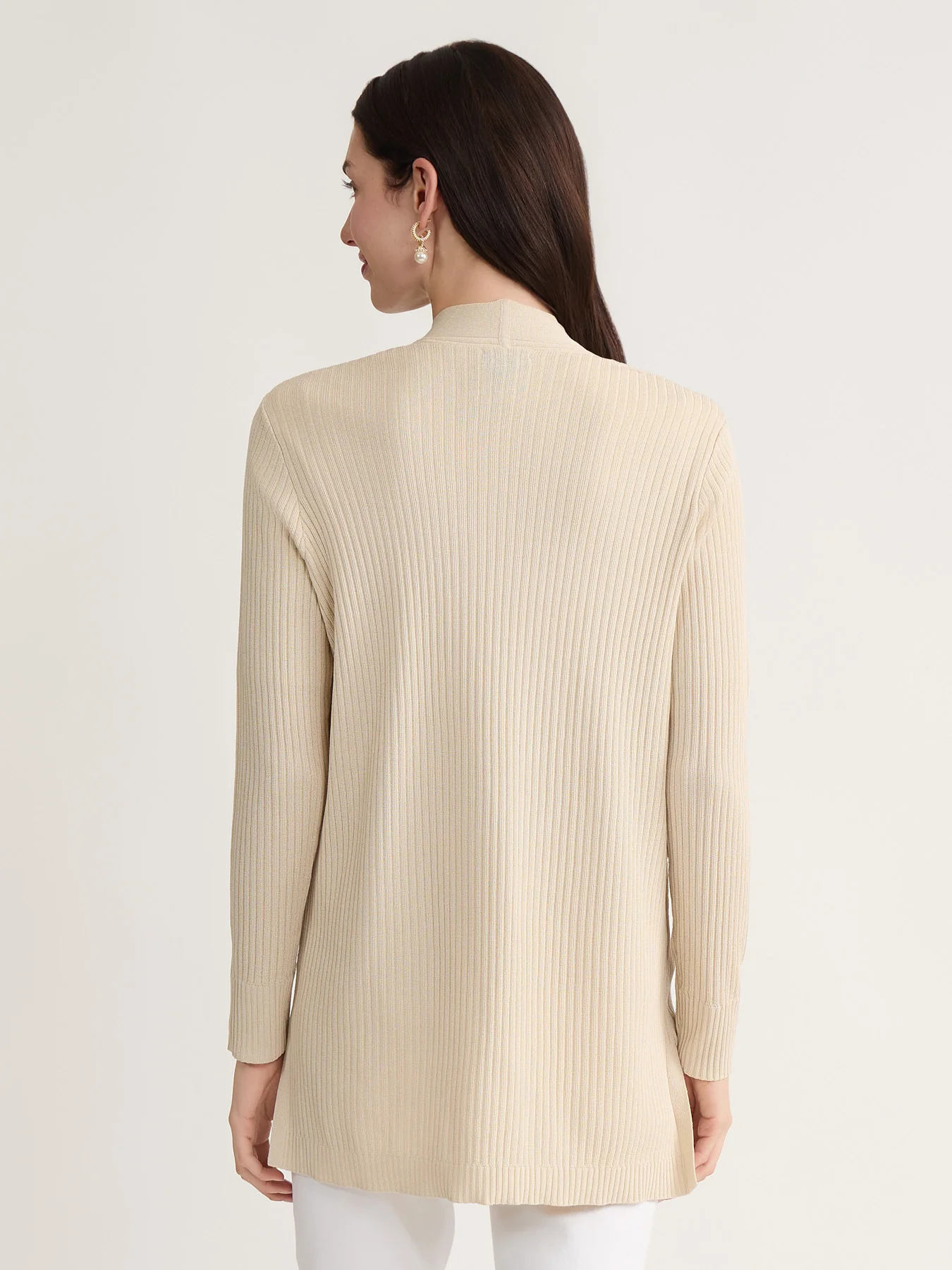 Sutton Cardigan, Ribbed Knit - Image 3
