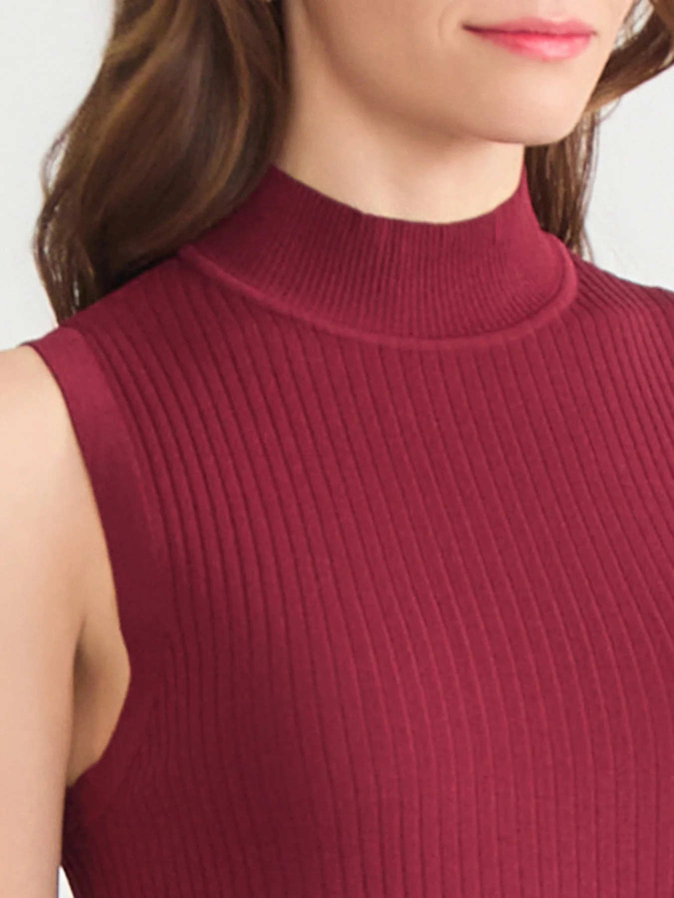Sutton Mock Neck Tank Top - Image 3