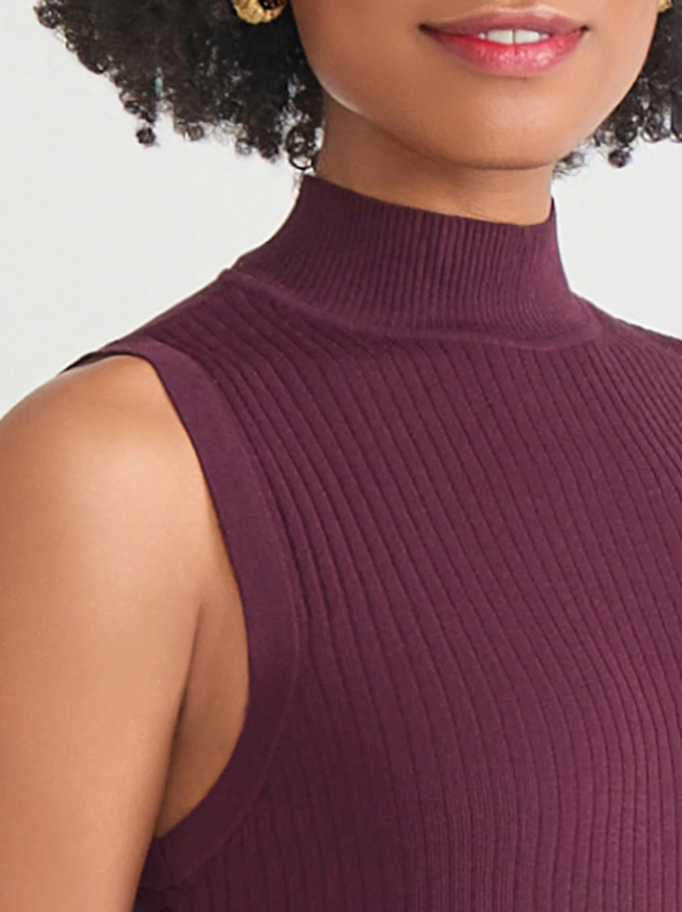 Sutton Mock Neck Tank Top - Image 3