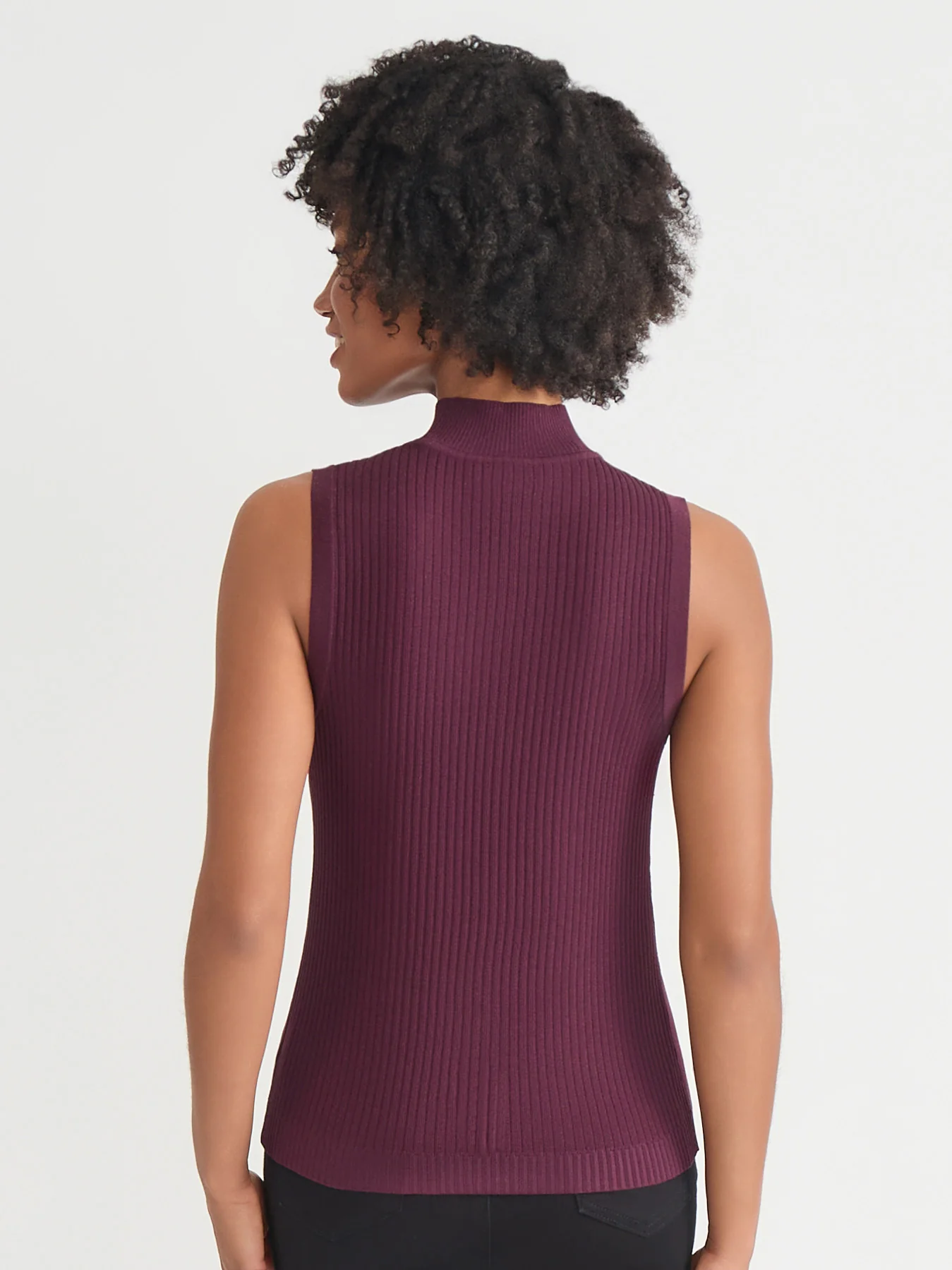 Sutton Mock Neck Tank Top - Image 4