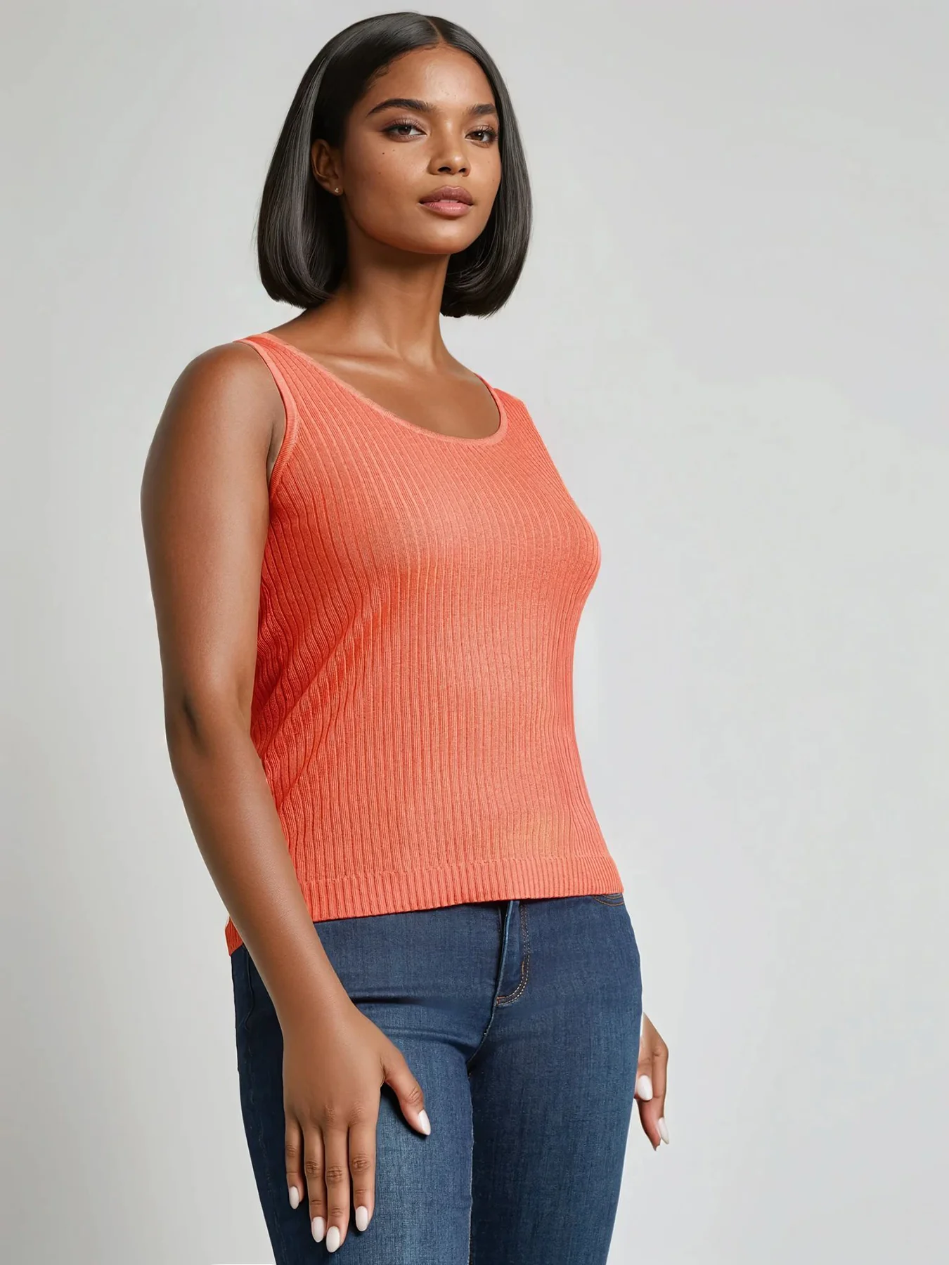 Sutton Scoop Neck Tank Top - Image 2