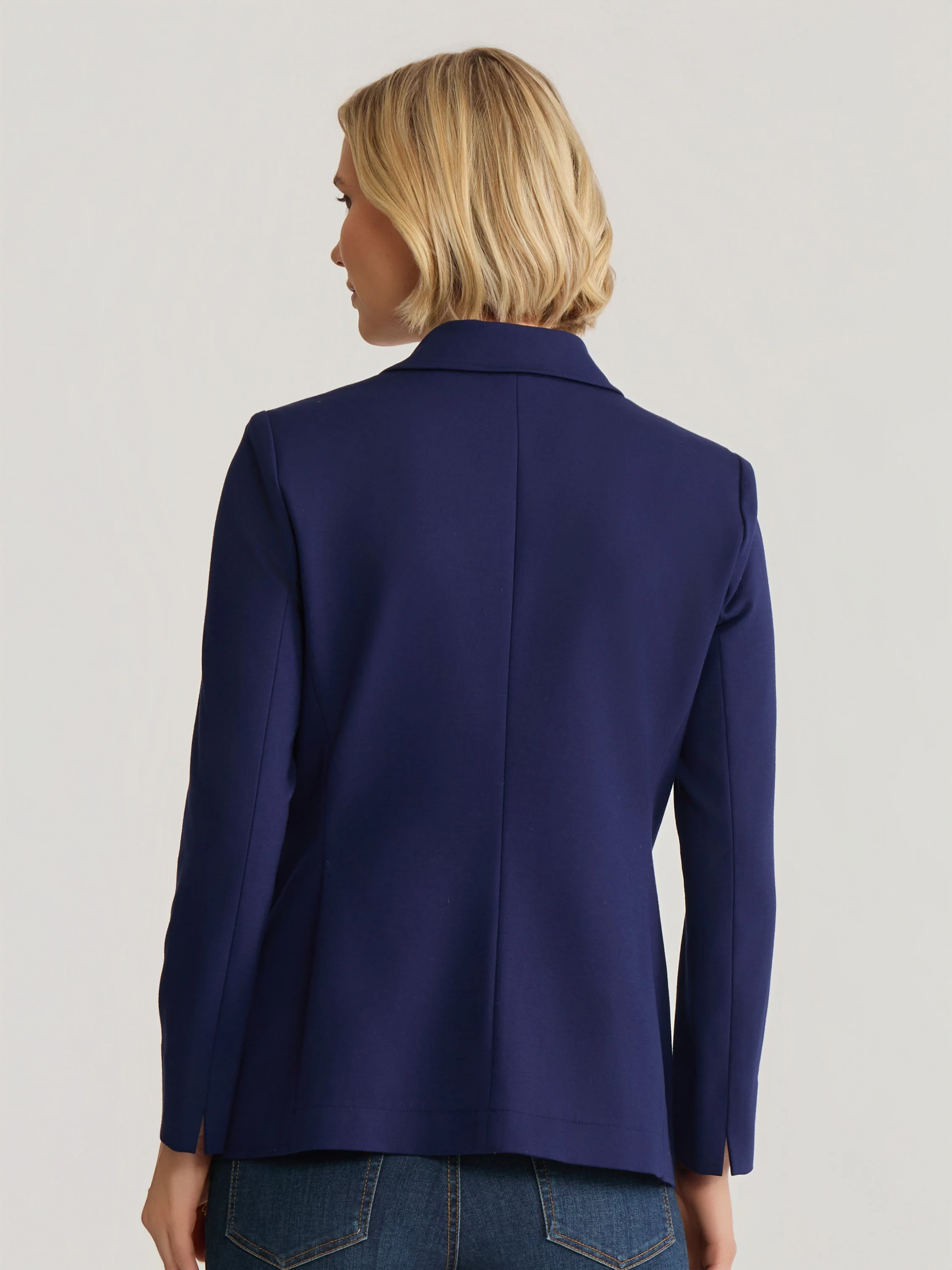 Two Button Notch Collar Jacket, Modern Compression - Image 4