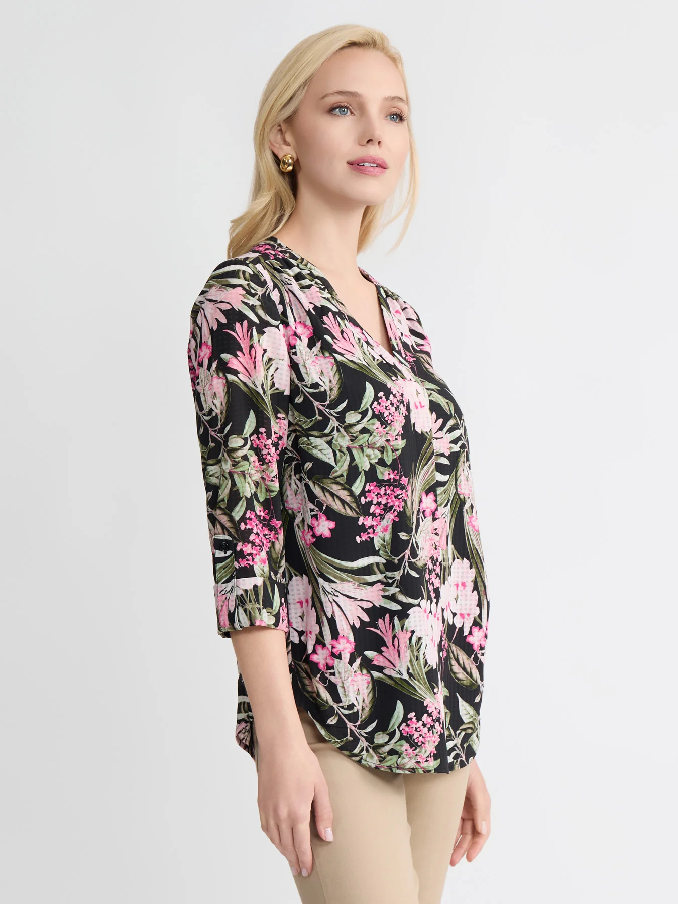 V-Neck Kelly Blouse - Image 2