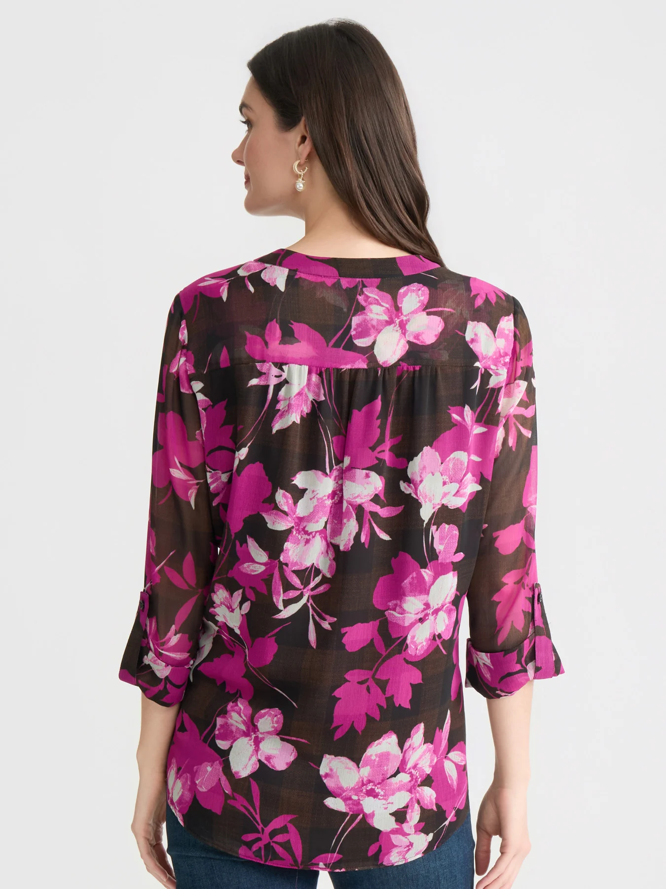 V-Neck Tunic, Printed Yoryu - Image 4