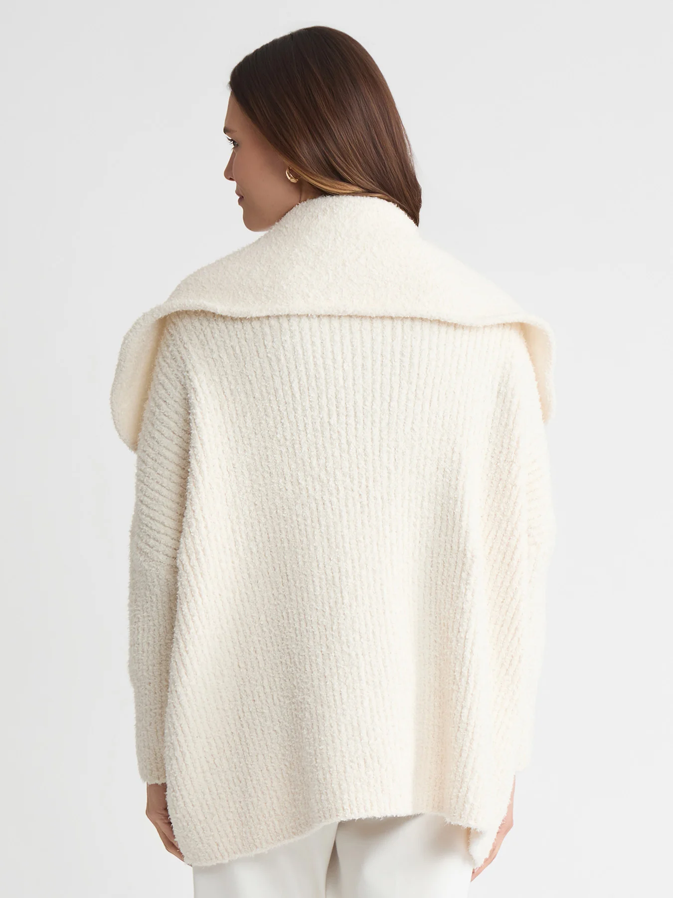 Wide Collared Cardigan - Image 4