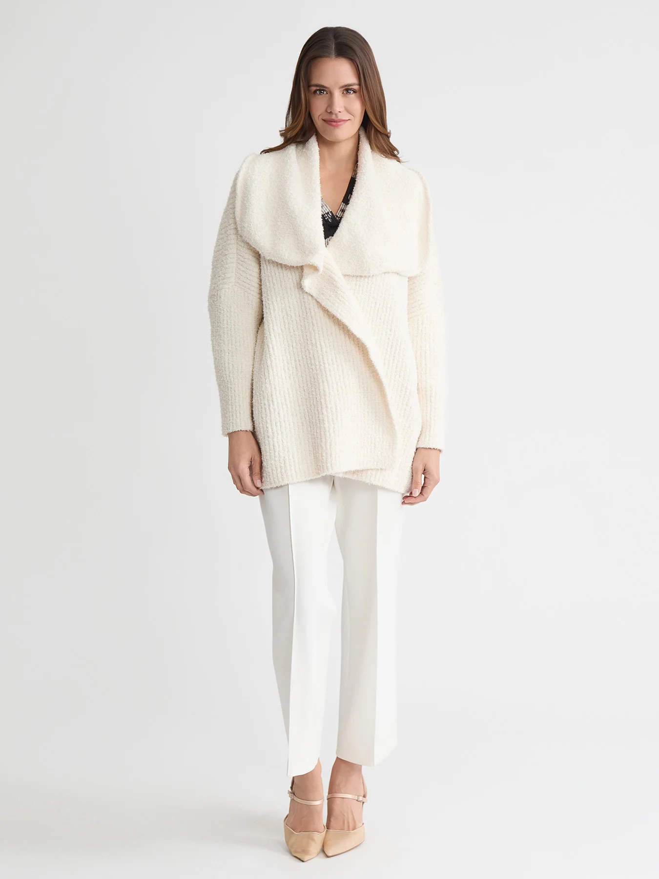 Wide Collared Cardigan - Image 5