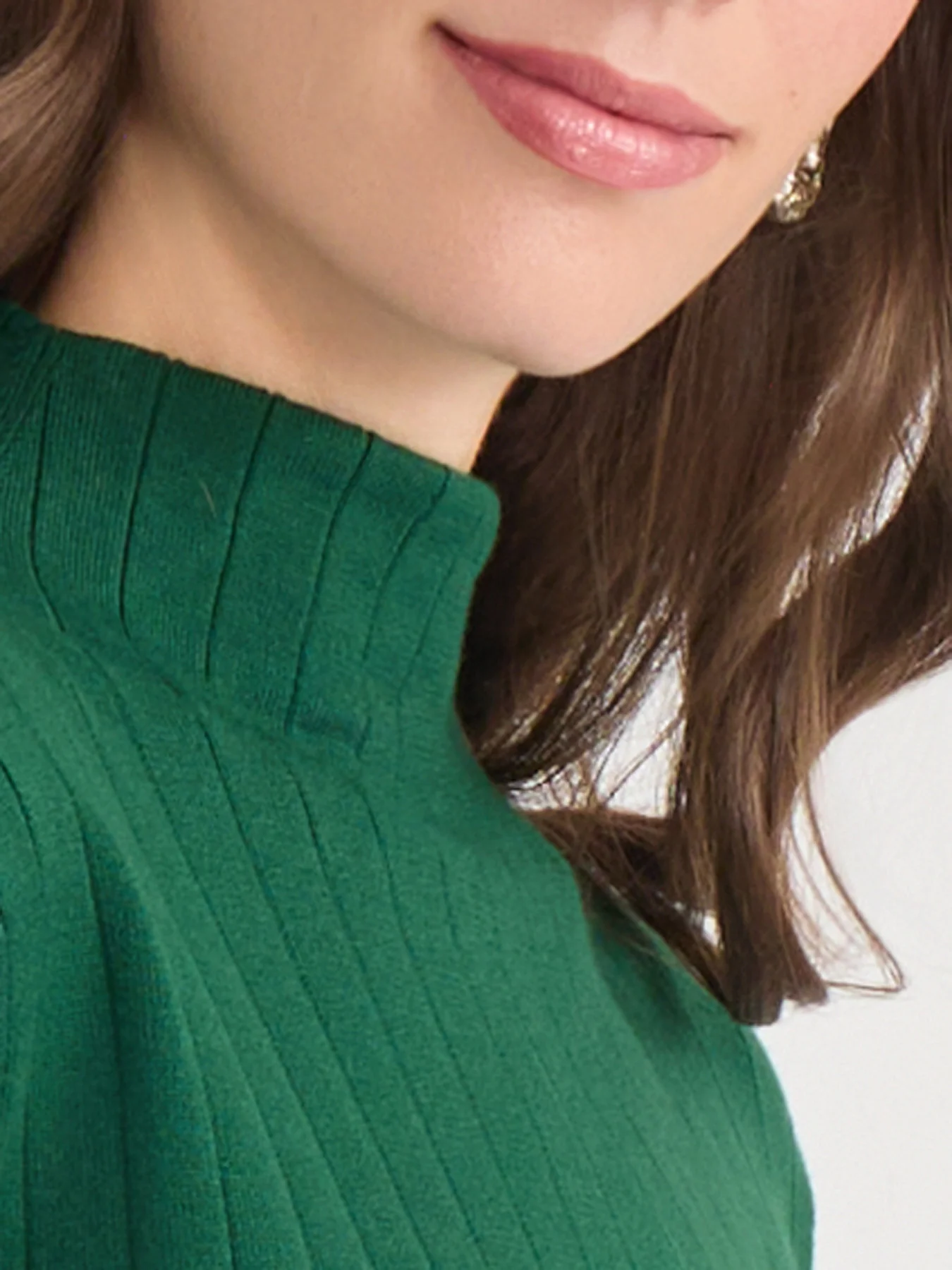 Wide Rib Funnel Neck Top - Image 3