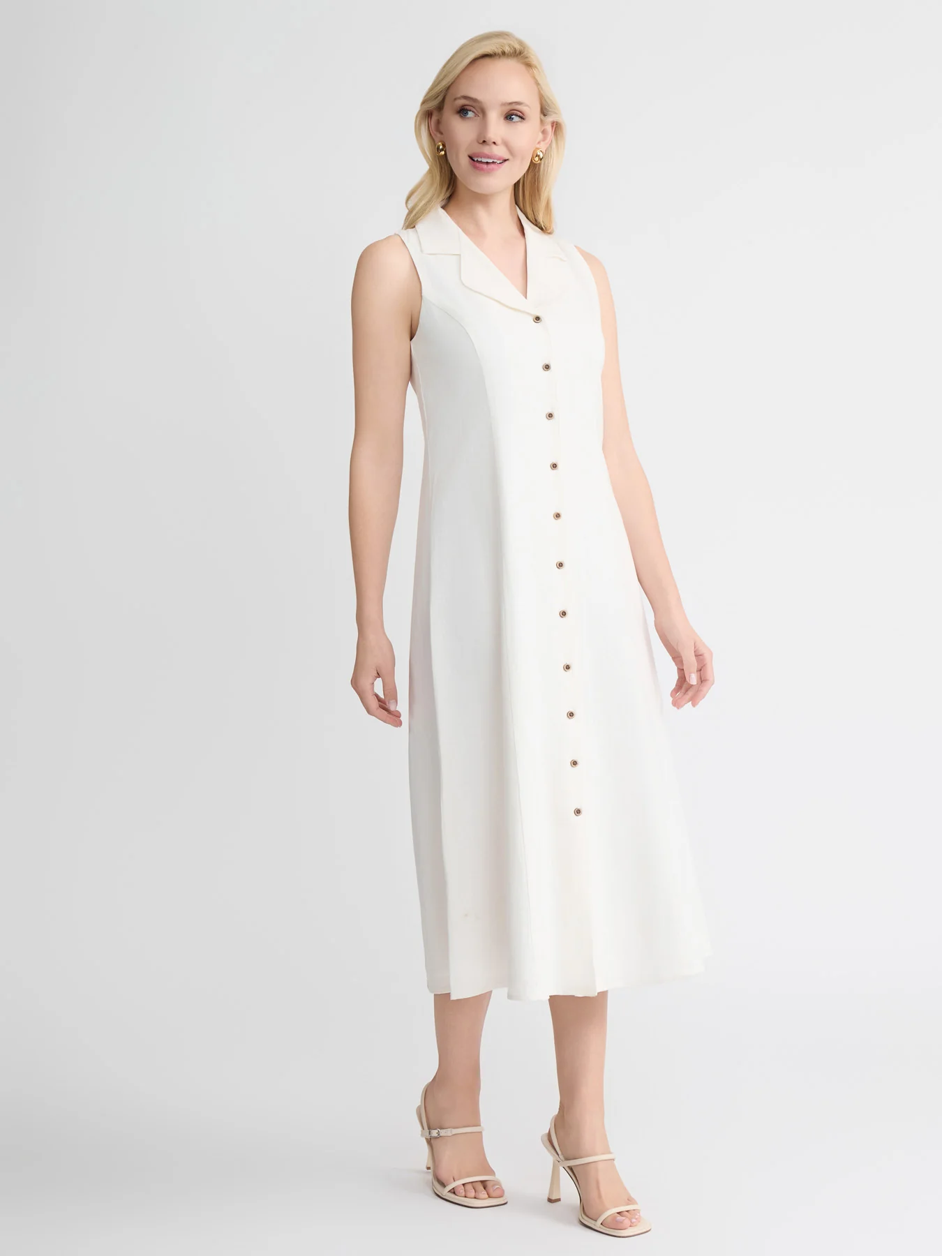 Zaide Maxi Dress, Linen Viscose - Image 3