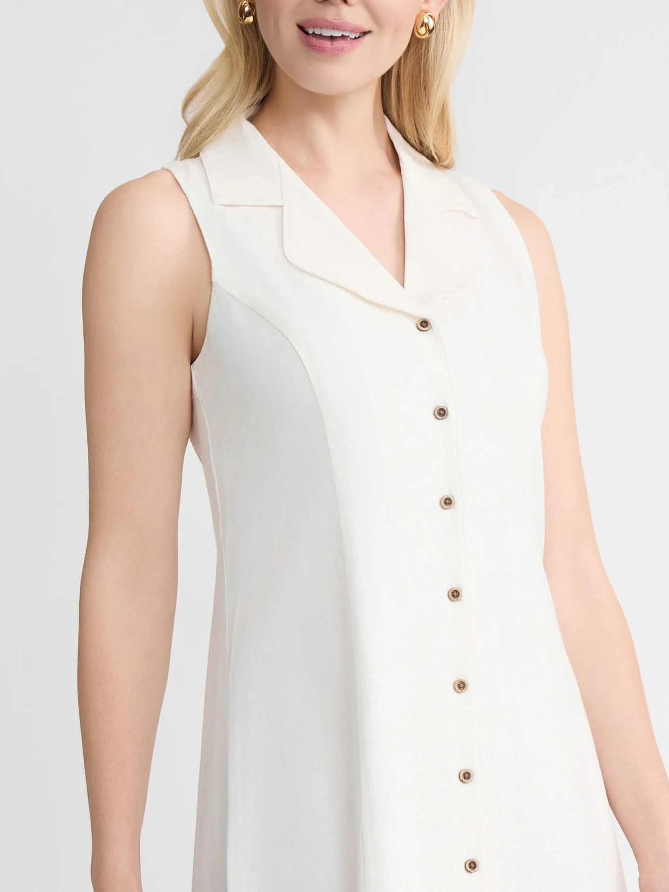 Zaide Maxi Dress, Linen Viscose - Image 4
